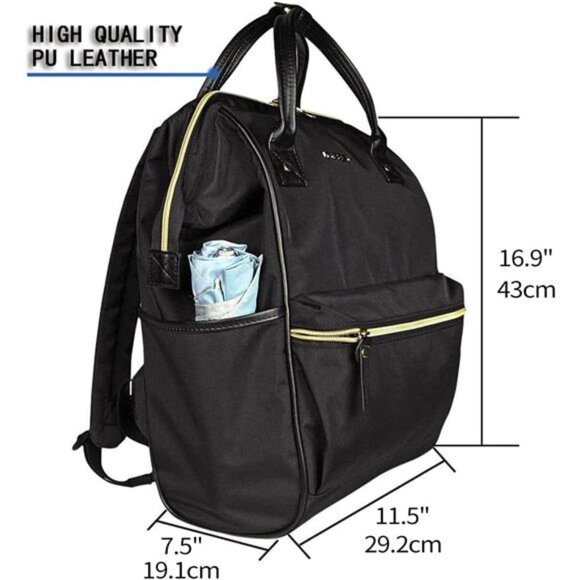 Women\'s Laptop Backpack 17 Inch Stylish School Backpack Doctor Bag main image 6